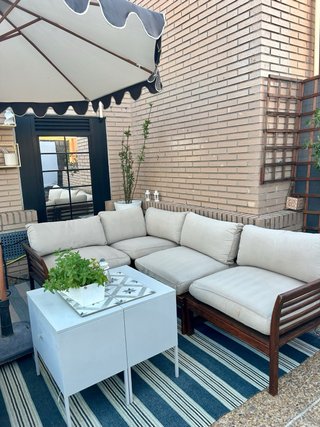 Sofá modular exterior 2 plazas