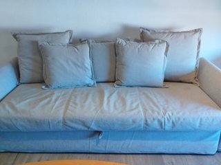 Sofá Cama 3 Plazas IKEA HOLMSUND Beige