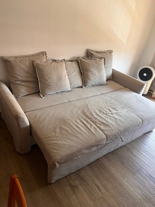 Sofá Cama 3 Plazas IKEA HOLMSUND Beige
