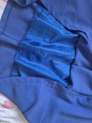 Vestido Pepa Loves azul con cuello blanco. Talla S