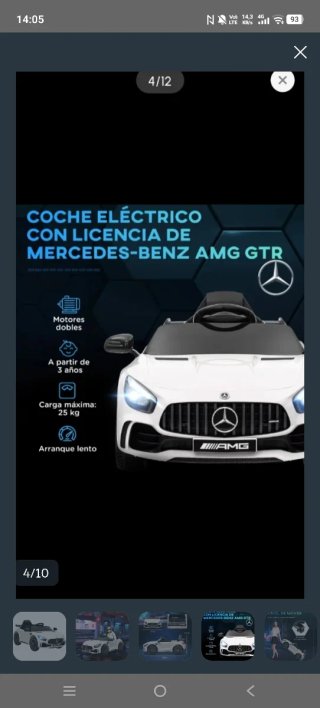 Coche Eléctrico Infantil Mercedes AMG