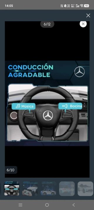 Coche Eléctrico Infantil Mercedes AMG
