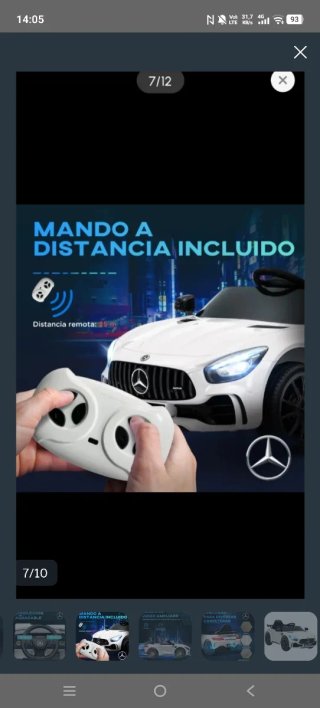 Coche Eléctrico Infantil Mercedes AMG