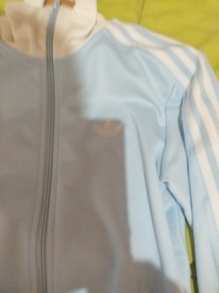 Sudadera Adidas Azul y Blanca