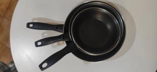 Set di tre padelle Vitrex