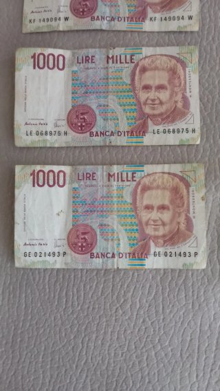 Banconote lire 1000
