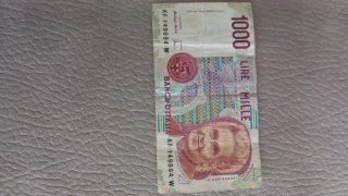 Banconote lire 1000