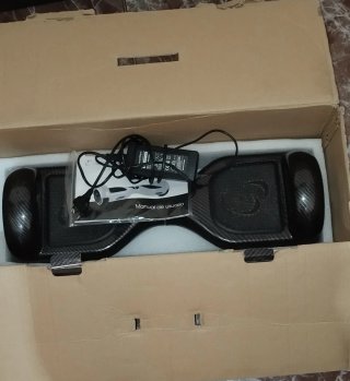 Hoverboard Negro Fibra de Carbono