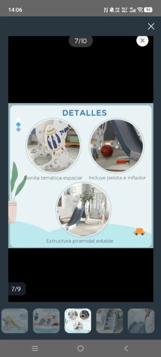 Parque infantil con tobogán y baloncesto