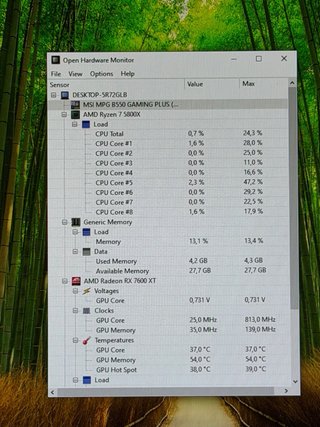 PC GAMING Ryzen 7 RX 7600XT 16GB 2TB SSD 32GB RAM