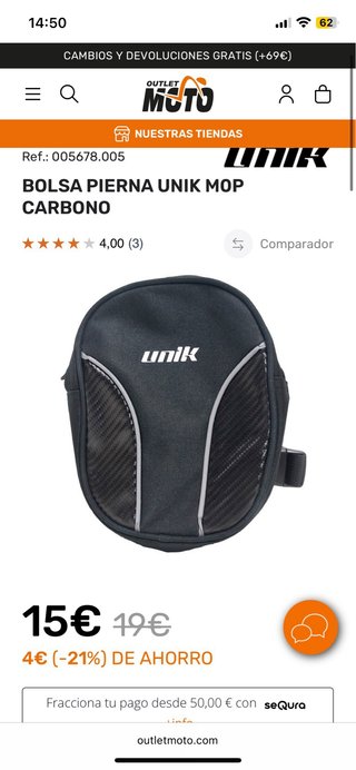 Pernera moto Unik