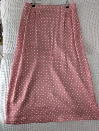 Falda Zara lunares rosa