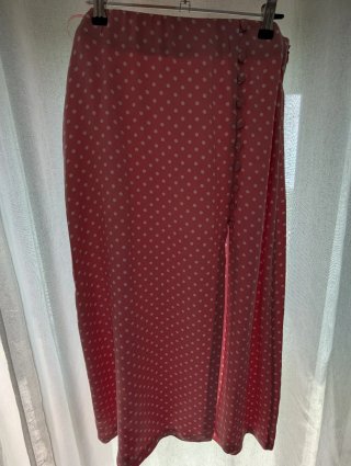 Falda Zara lunares rosa