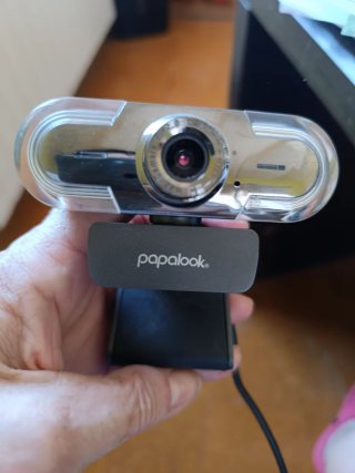 Webcam Papalook Plata y Gris
