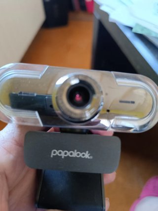 Webcam Papalook Plata y Gris