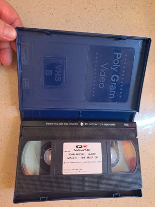VHS Jean Michel Jarre Images - Lo Mejor