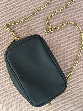 Bolso Versace Parfums Negro y Dorado