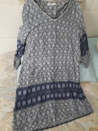 Vestido cómodo estampado