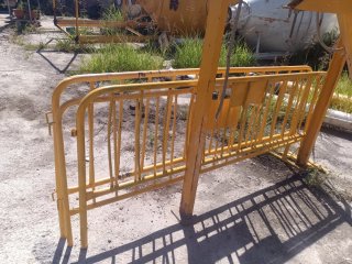 Vallas de obra amarillas