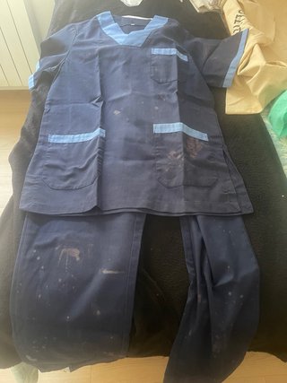 Uniforme de trabajo azul Talla XS