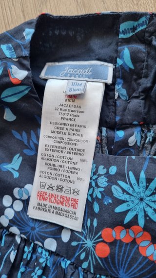 Camicetta Jacadi cotone 12/18 mesi