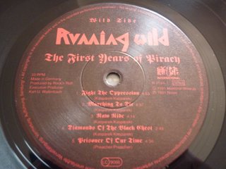 Running Wild - "The First Years Of Piracy" LP