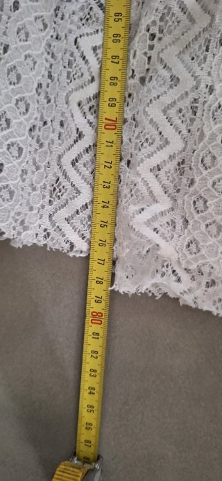 Abito estivo donna crochet pizzo bianco
