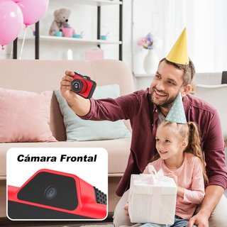 Cámara infantil fotos zoom 360° video 1080p