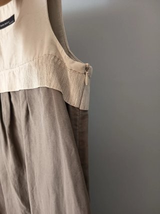 Vestido Zara Basic Marrón Verano