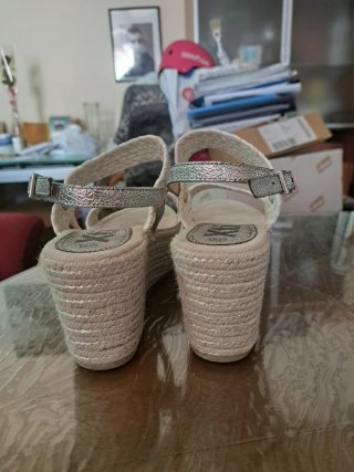 Sandalias Xti Plata Talla 38