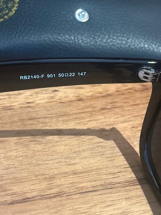 Gafas Originales Ray-Ban Wayfarer Negras.