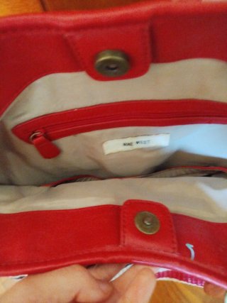 Bolso de hombro rayas multicolor