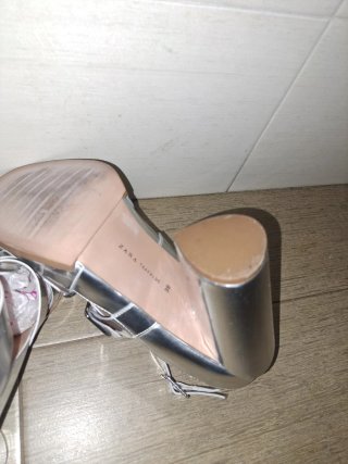 Sandalias Zara Plataforma Hebillas