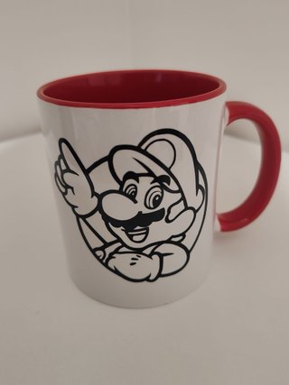 Taza de porcelana con diseño
