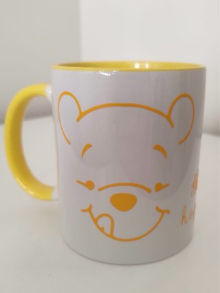 Taza de porcelana con diseño
