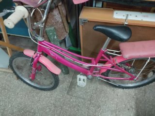 Bicicletta rosa per ragazze  Graziella