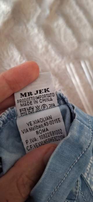 Peto vaquero para bebé talla 3-6 meses