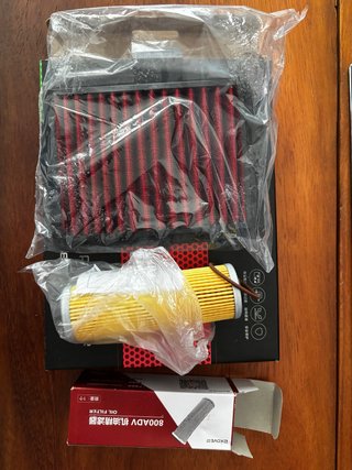 Filtros Aire y Aceite Kove 800 X Rally