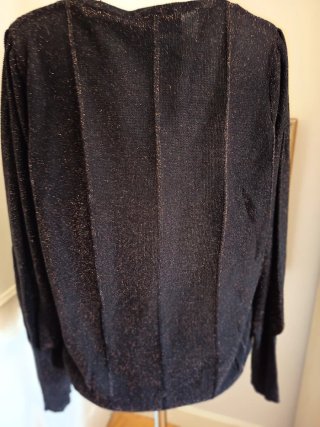 Jersey Free/Quent negro con brillo