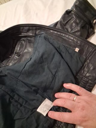Chaqueta de cuero Lottusse Talla M