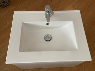 Lavamanos minimalista blanco
