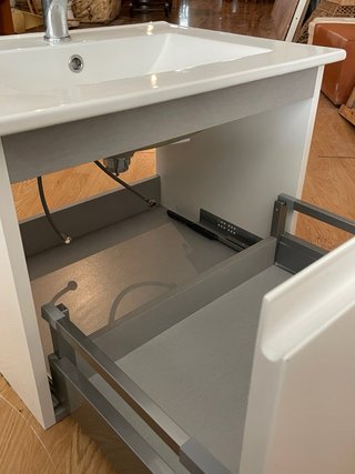 Lavamanos minimalista blanco
