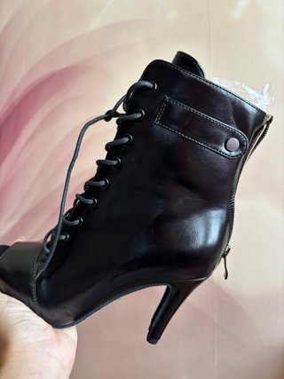 Botines negros de baile latino talla 37