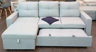 Sofá Cama, PAU Tela, `Gris`, Cómodo. ¡EN OFERTA!