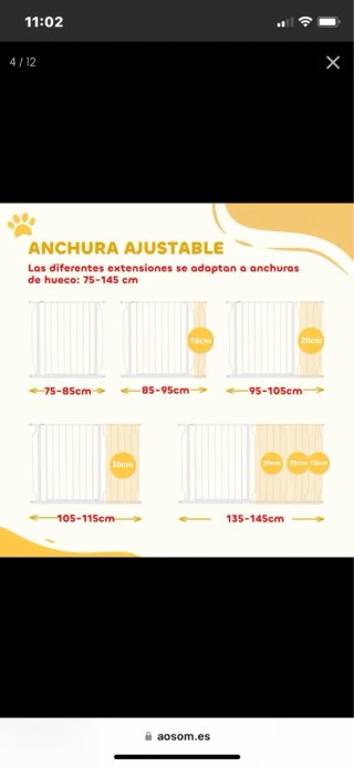 Barrera de seguridad para mascotas