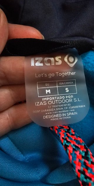 Sudadera Izas Azul Talla S