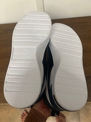 Scarpe uomo Puma blu e bianche