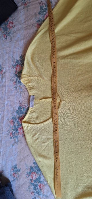 Maglia cotone gialla