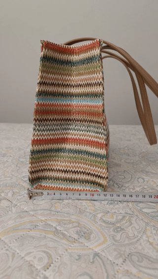 Bolso rafia Paco Martinez multicolor