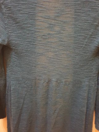 Cardigan leggero blu/petrolio taglia unica